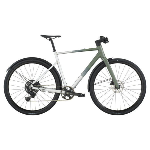 Scott Metrix 30 EQ - alloy silver/wenge green - XXS