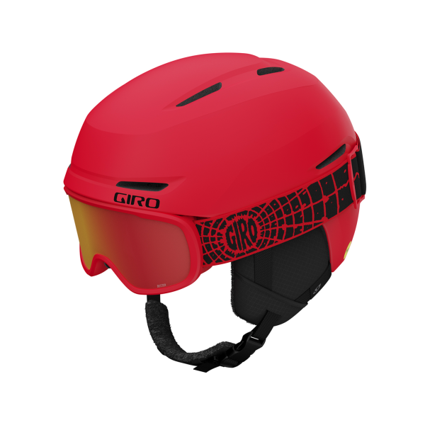 Giro Spur Flash Combo XS matte bright red Unisex