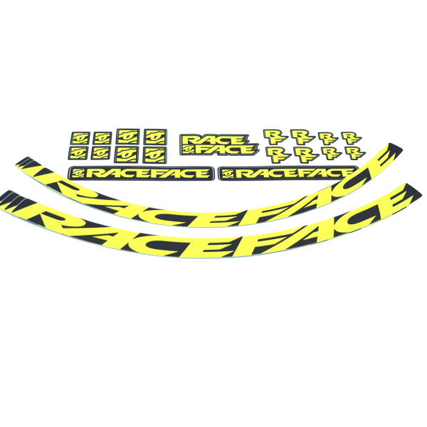 Race Face Decal Kit Turbine R 30/ARC 30/AR 30 one size neon yellow