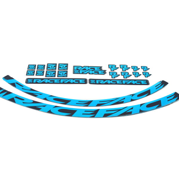 Race Face Decal Kit Next R 31/ARC 30HD/ARC & AR 31-35 one size neon blue