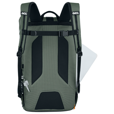 Evoc Duffle Backpack 26L one size dark olive/black Unisex Produktbild 2