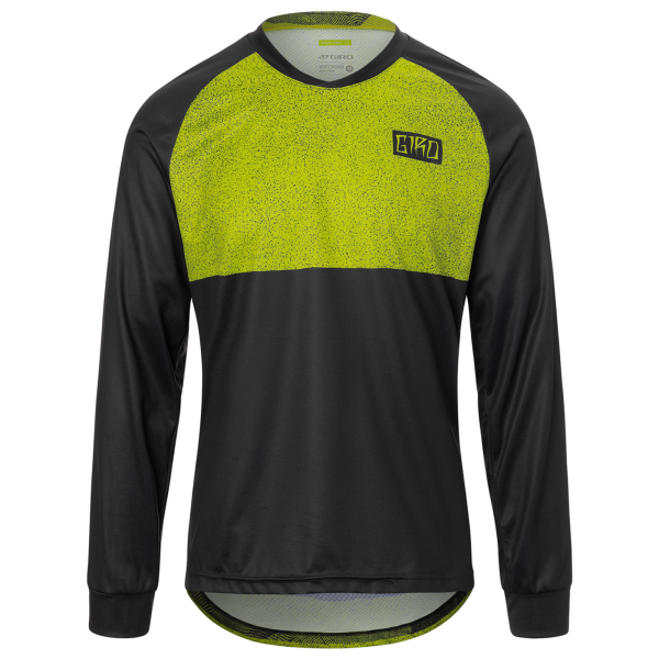 Giro M Roust LS Jersey L ano lime breakdown Herren