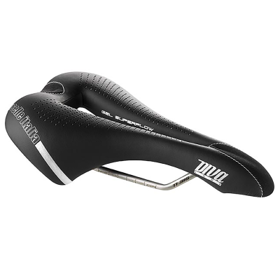 Selle Italia Diva Gel TI 316 Superflow S3 black Unisex Produktbild 2