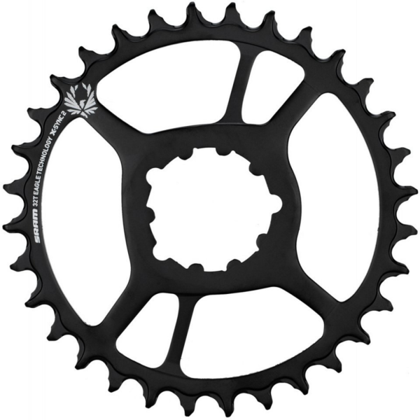 SRAM Chainring Eagle SteelX-Sync2 DM 6mm Offset 32T black