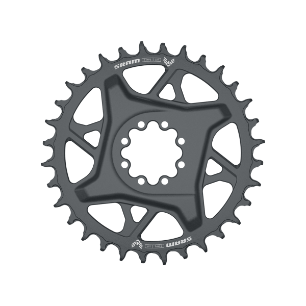 SRAM Chainring S1000 Eagle Transmission 8-bolt 3mm OS alu 34T black