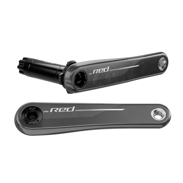 SRAM MY24 Crankarmset Red 8-Bolt DUB 165mm natural carbon