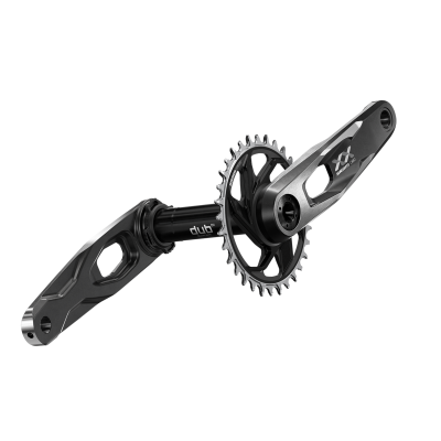 SRAM Crankset XX DH AXS Transmission DH DUB CL56.5 160mm/34t black/silver Produktbild 1