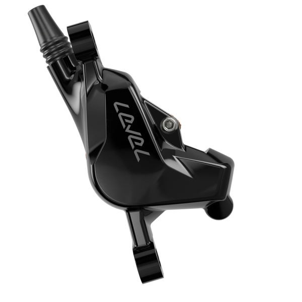 SRAM Disc Brake Caliper - Level 2P Silver Stealth anodized black
