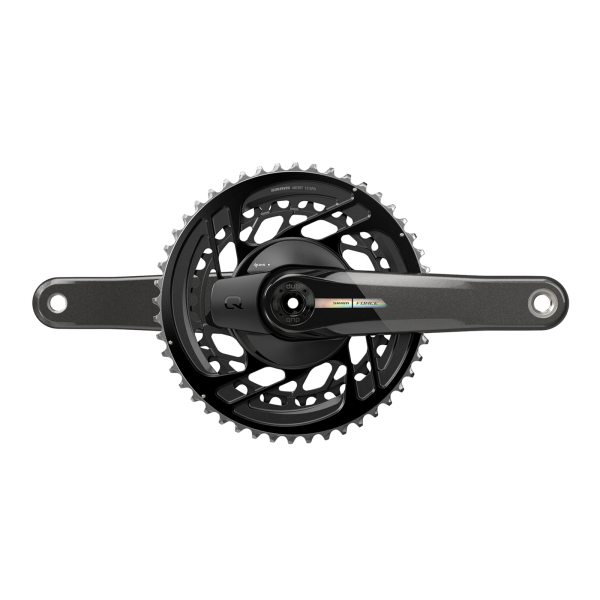 Quarq MY23 Power Meter Crankset Spider Force AXS 2x DUB 172.5mm/46/33t black/iridescent