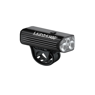 Lezyne Macro Drive 1400+ / Strip Drive Pro 400+ Pair one size satin black Produktbild 1