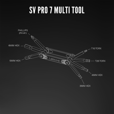 Lezyne SV Pro 7 one size silver Produktbild 2