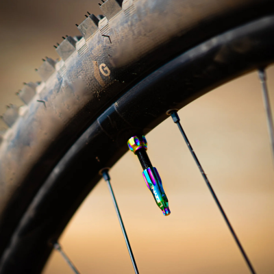 Lezyne CNC TLR Valve - 80MM one size neo metallic Produktbild 2