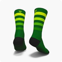Socke Wabiks Stripes Verde (35-38)