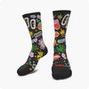 Socke Wabiks Doodles Negro (35-38)