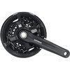 Shimano Altus Kurbel 9-fach 170mm 22/30/40 FC-MT2103CX002CL mit Hosenschutz  Schwarz 3x9 Fach, 170 mm