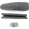 Price Rahmenschutz Set AM Carbon 3 Stk., Kettenstrebe, Unterrohr  Schwarz