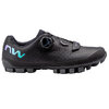 Northwave Schuhe Hammer Plus Woman,  40.5 SS26, Black/Iridescent Damen Black Iredescent