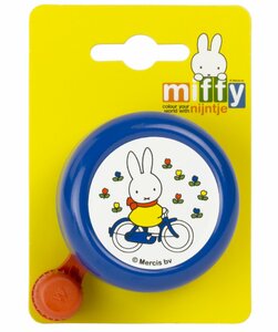Widek Kinderglocke Miffy auf dem Fahrrad Stahl blau auf Karte 