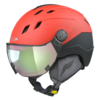 CP Ski CORAO+ Helmet red soft touch/black soft touch / Visor Nr.20 M