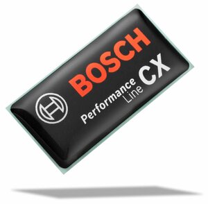 Bosch Logo-Sticker Performance Line CX BDU374Y rechteckig schwarz 