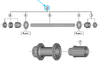 Shimano Achsen-Set FH-TX505 