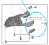 Shimano Abdeckung SL-M9100 rechts & Schrauben 