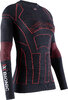 X-BIONIC Men Moto Energizer 4.0 Shirt LG SL opal black/signal red L