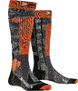 X-SOCKS Ski Rider 4.0 stone grey melange/x-orange 35-38