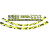 Race Face Decal Kit Turbine R 30/ARC 30/AR 30 one size neon yellow