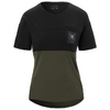 Giro W Ride Jersey L black/trail green Damen