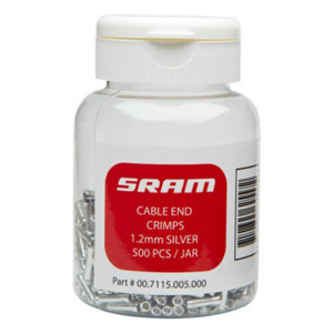 Sram Cable End Caps 1.2mm Qty 500 N/A silver
