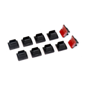 Sram Cable Guide Clips Adhesive Mount Qty 10 N/A black